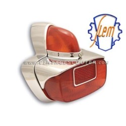 Feu Arriêre Chromé SIEM Vespa 125 VNB6 / 150 GS / 160 GS + Joint
